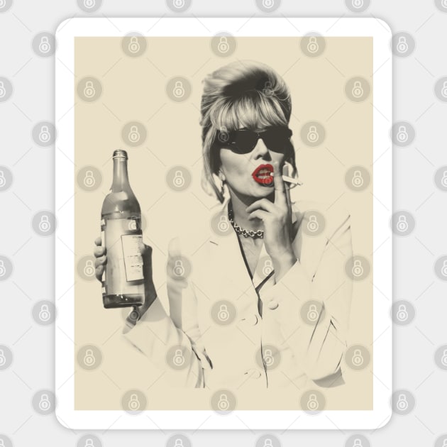 Patsy Stone Vintage Fan Art Design Sticker by Jazz In The Gardens